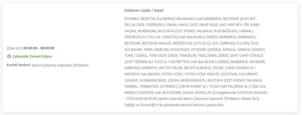 İstanbul'un 19 ilçesinde 8 saati bulacak elektrik kesintileri yaşanacak 15